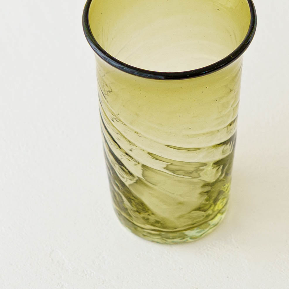 ヒッチーグラス　中　オリーブ｜ニジノハ　平岩愛子