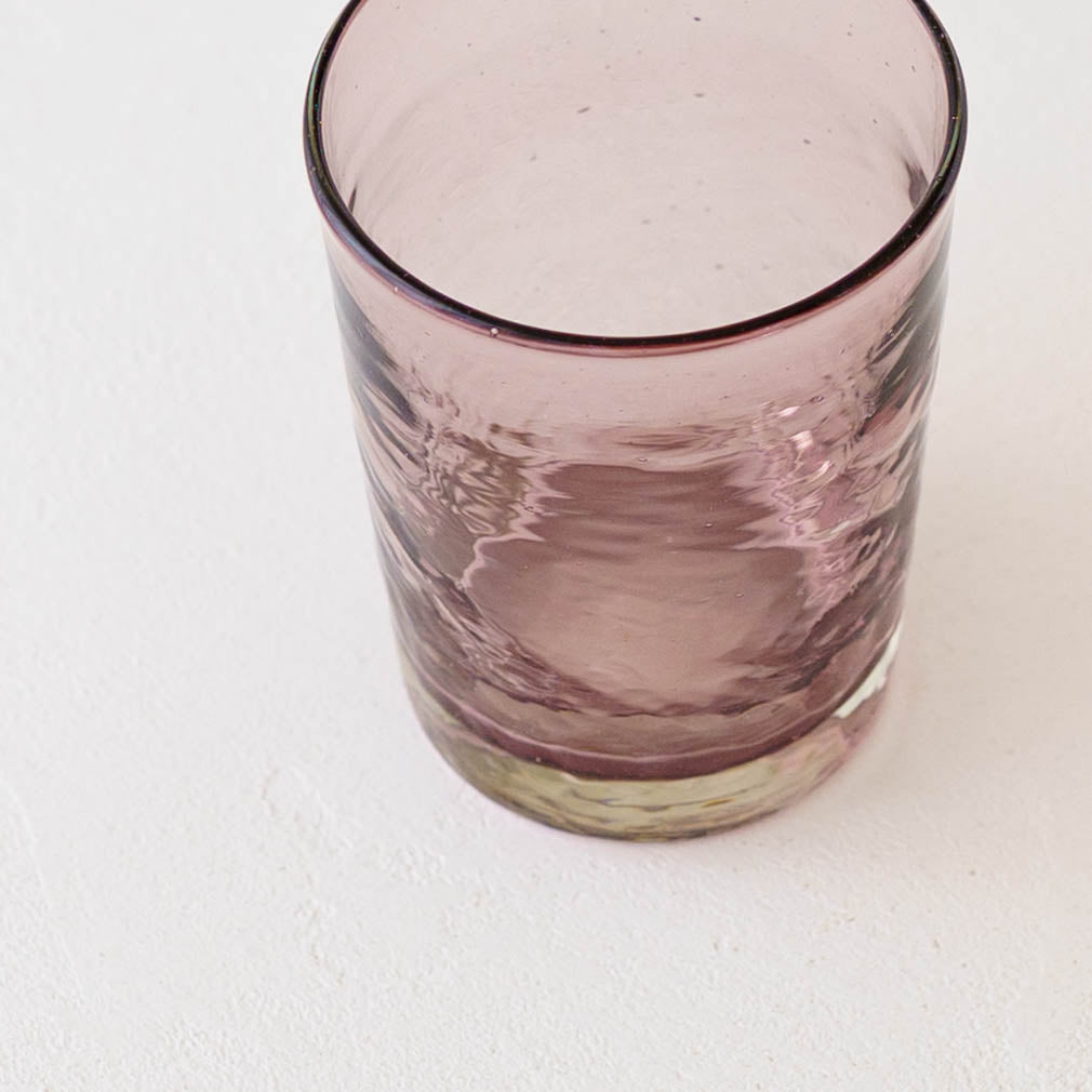 ストレートタンブラー　小　紫｜ニジノハ　平岩愛子