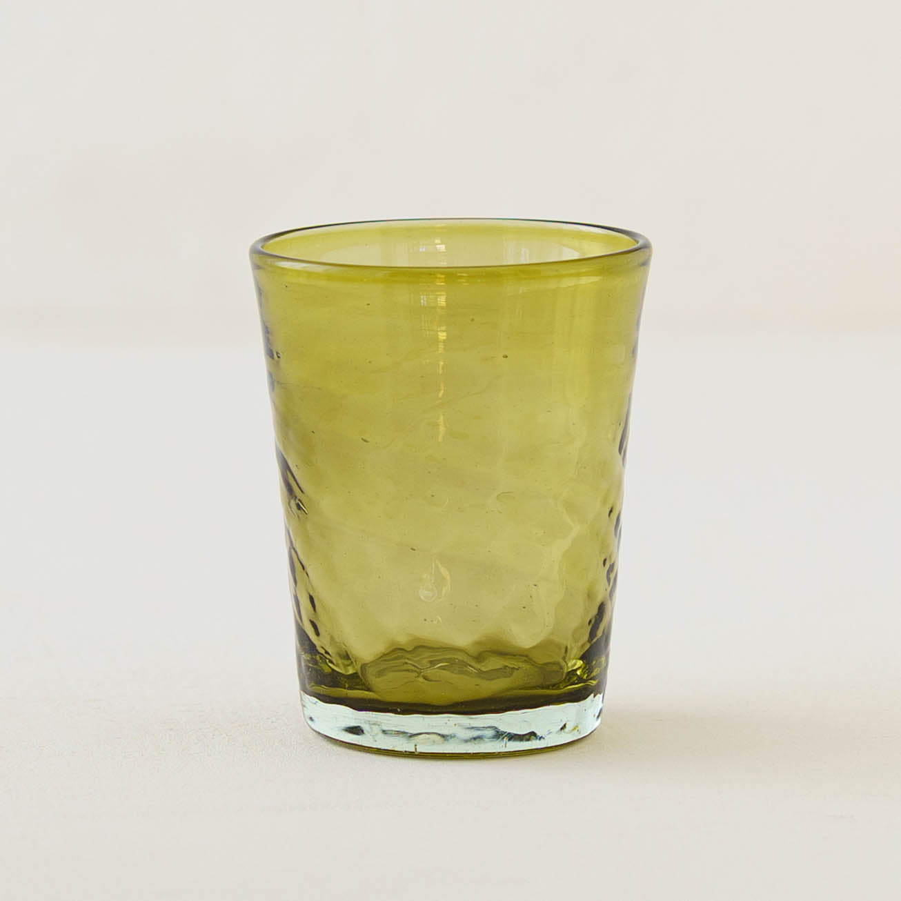 ストレートタンブラー　小　オリーブ｜ニジノハ　平岩愛子