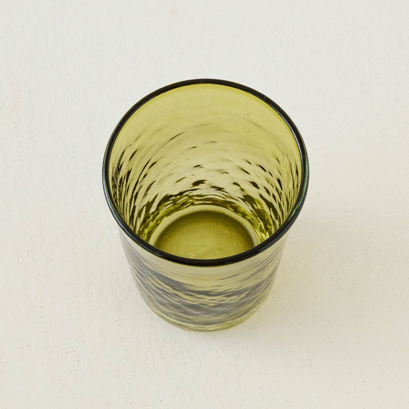 ストレートタンブラー　小　オリーブ｜ニジノハ　平岩愛子