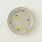 15cm rim plate cherry light blue (yellow x white) | Harada Haruko