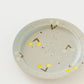 15cm rim plate cherry light blue (yellow x white) | Harada Haruko