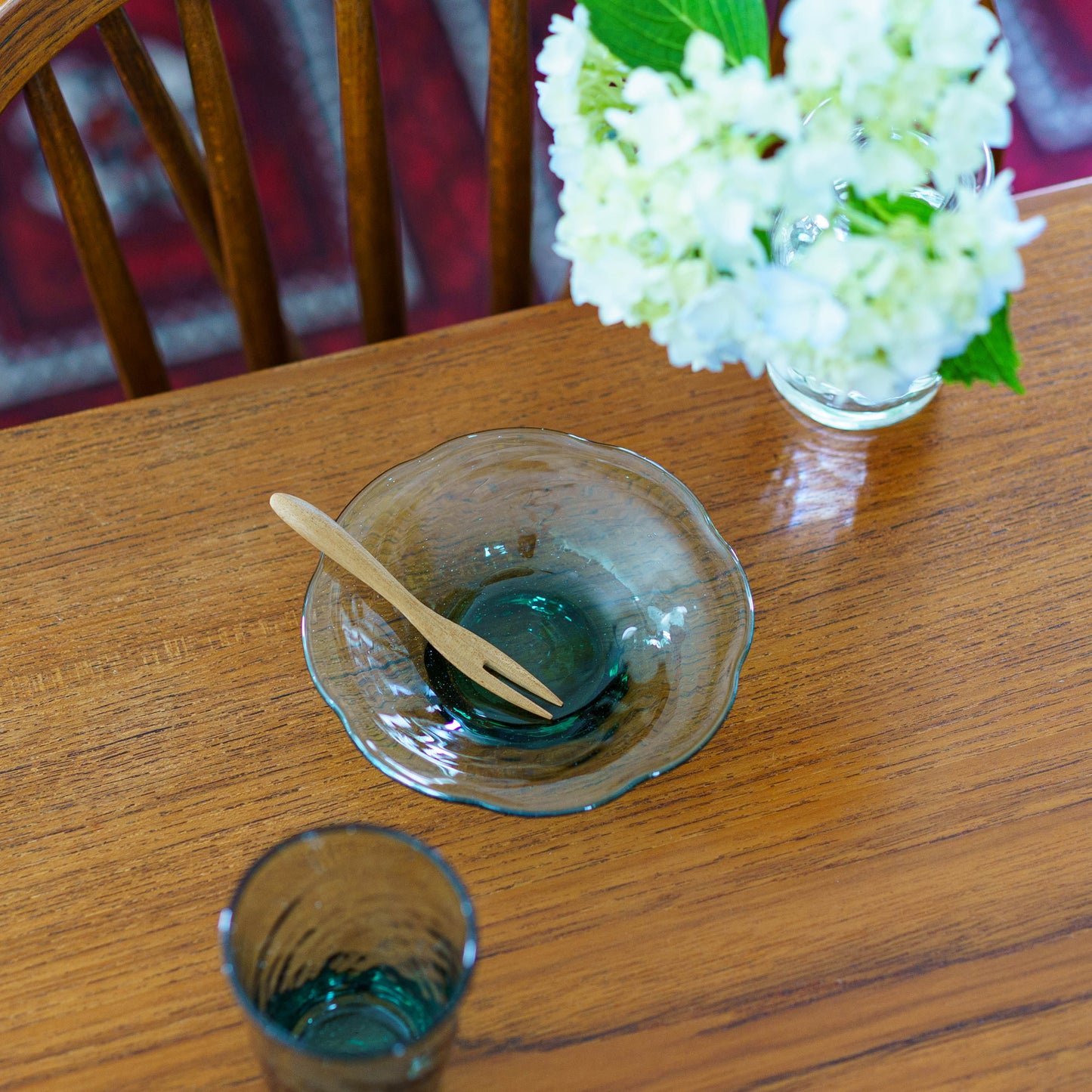 Flower-shaped Small Plate, Asagi | Nijinoha Aiko Hiraiwa