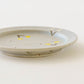 15cm rim plate cherry light blue (yellow x white) | Harada Haruko