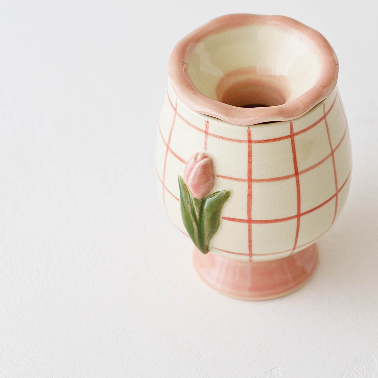 陶芸作家 オオヤサイリ チューリップ水耕栽培ポット｜窯元、作家ものの