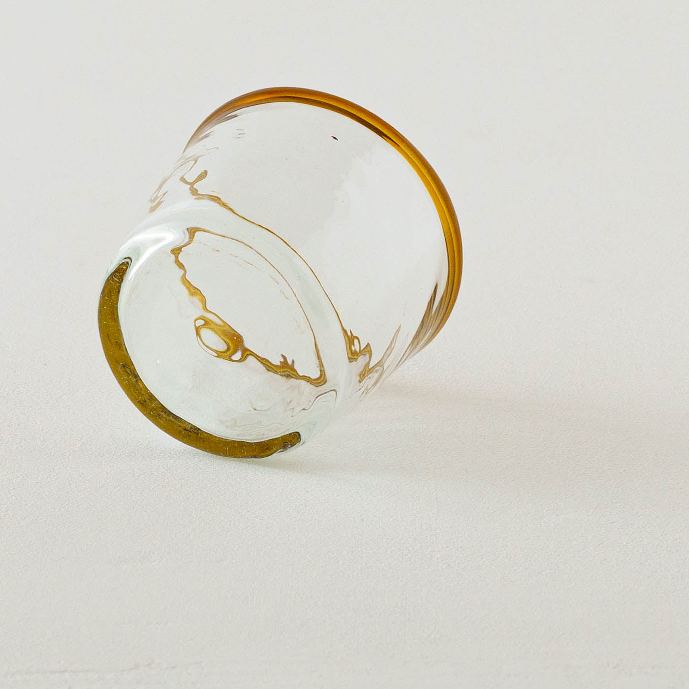 口巻きチマルーグラス　白 x 茶｜ニジノハ　平岩愛子