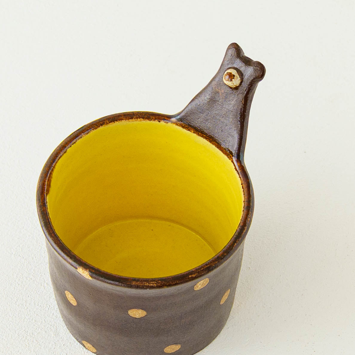 陶芸作家 石川久美子 黒くま フリーカップ 黒 水玉｜鎌倉山 作家ものの