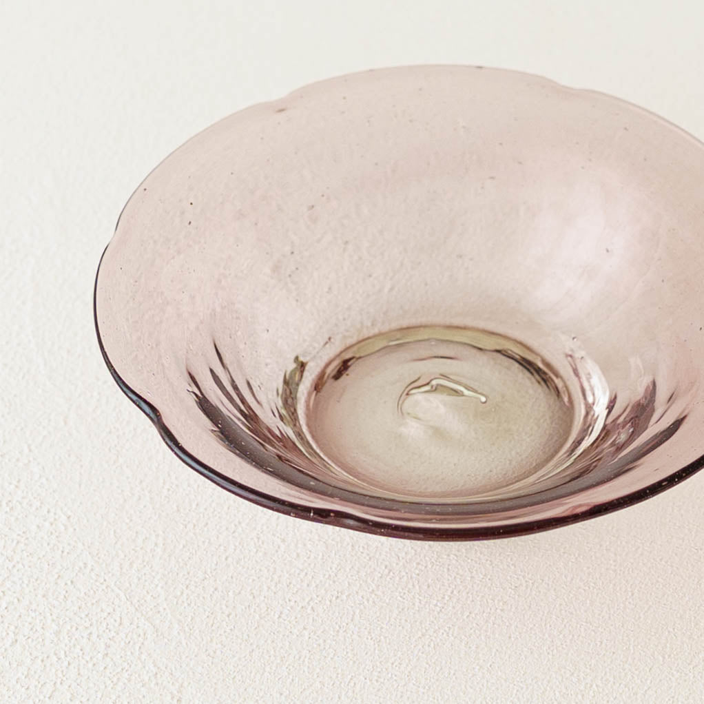 花形小皿　紫｜ニジノハ　平岩愛子