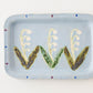 Flower plate light blue B | Yukiko Nagahama (Yabukarabou)