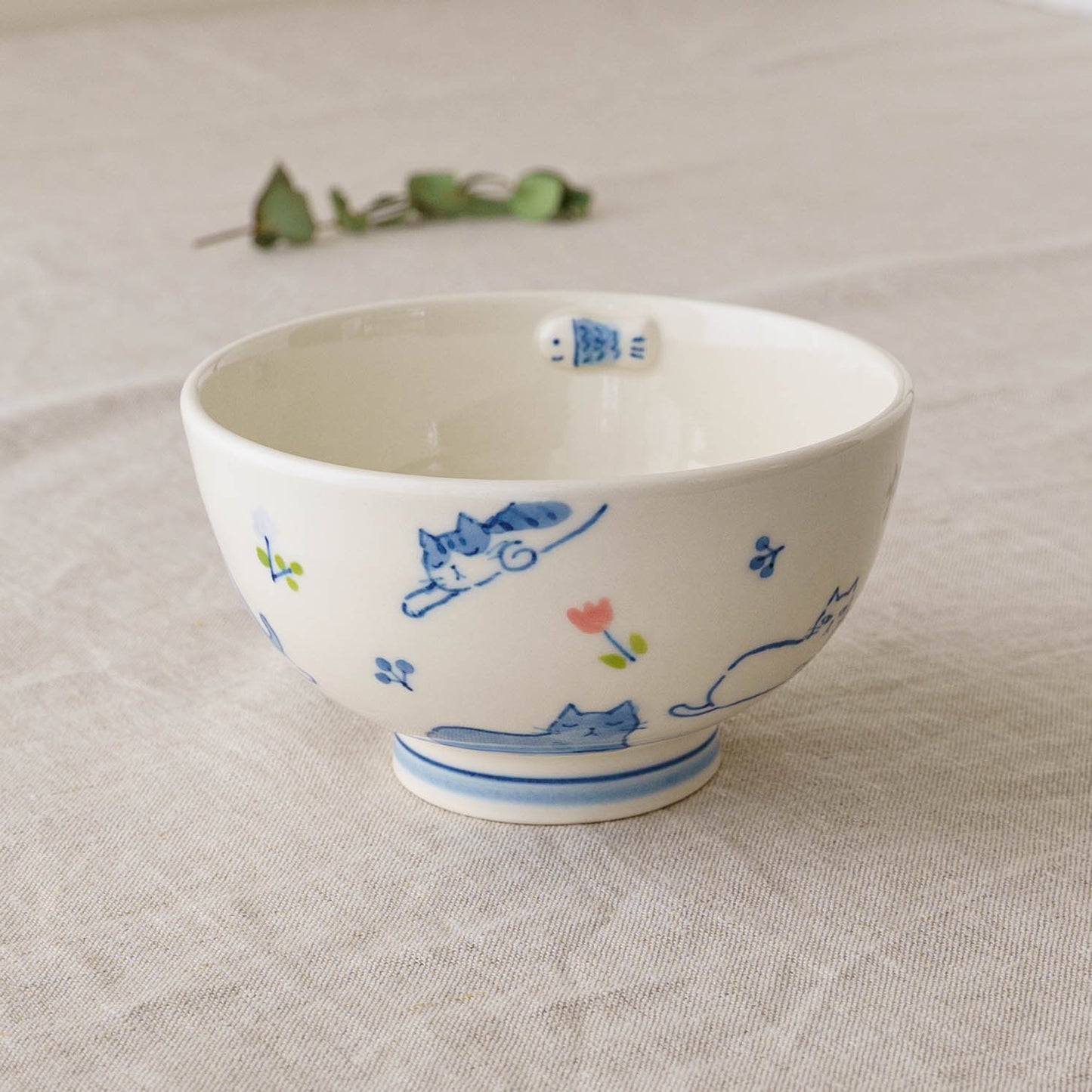 お茶碗　猫たち｜喜多代京子