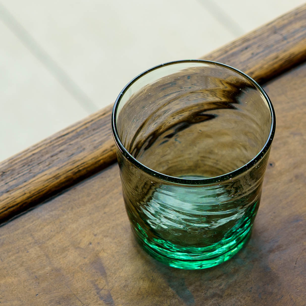 ストレートタンブラー　ワイド　浅葱｜ニジノハ　平岩愛子