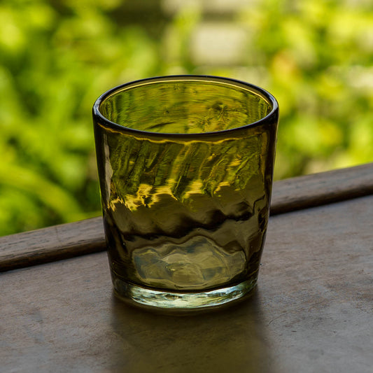 Straight tumbler wide olive | Nijinoha