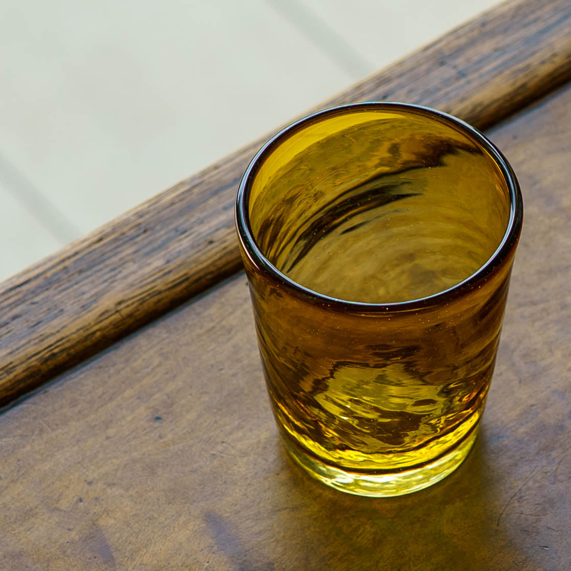 ストレートタンブラー　小　茶｜ニジノハ　平岩愛子