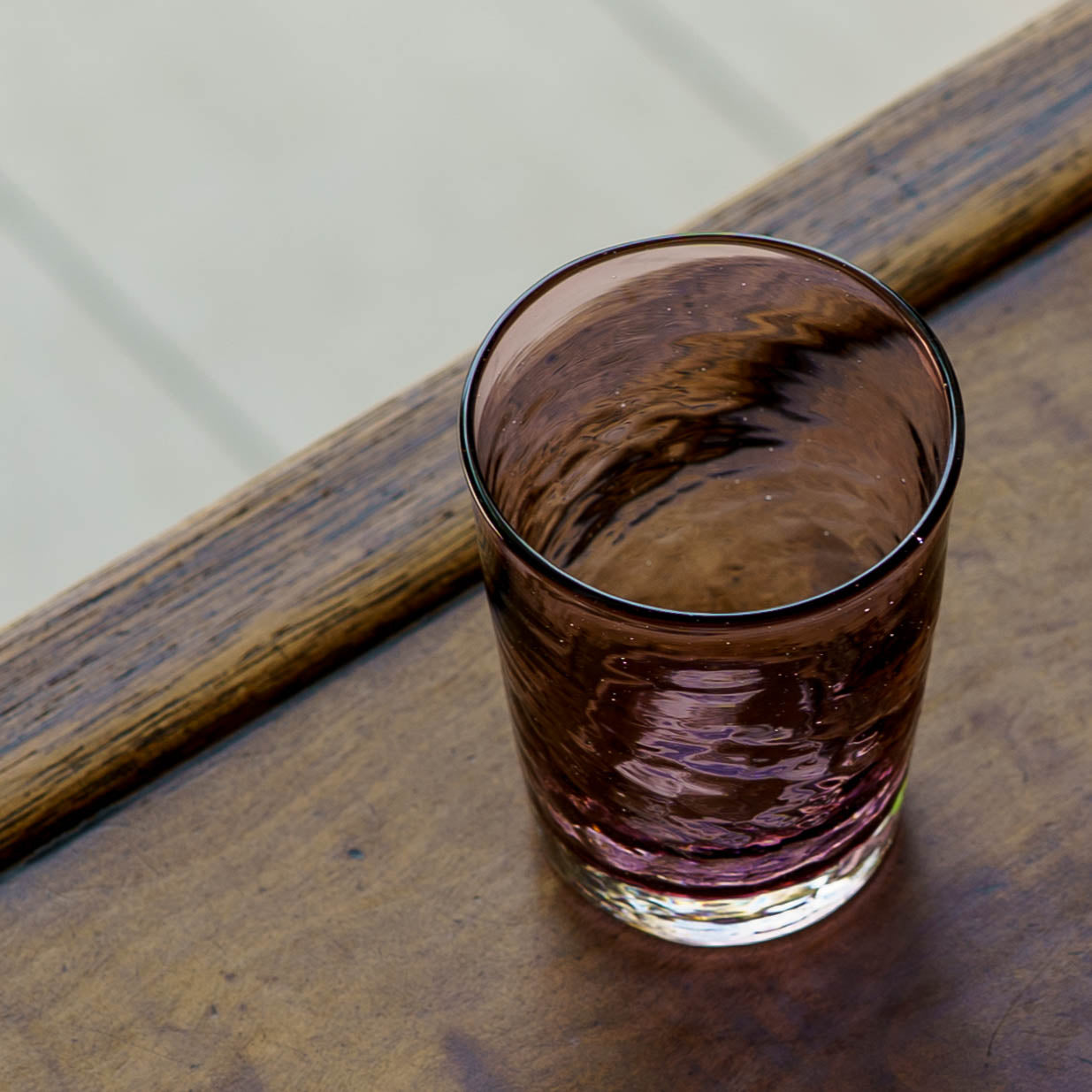 ストレートタンブラー　小　紫｜ニジノハ　平岩愛子