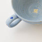 Flower soup mug blue A | Yukiko Nagahama (Yabukarabou)