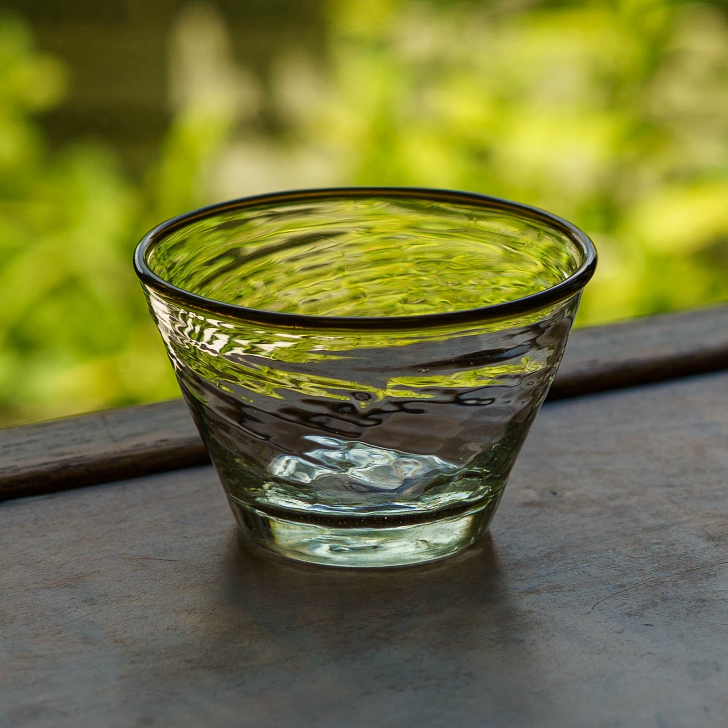 口巻きフリーボウル　小　白 x オリーブ｜ニジノハ　平岩愛子