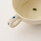 Flower soup mug white B | Yukiko Nagahama (Yabukarabou)