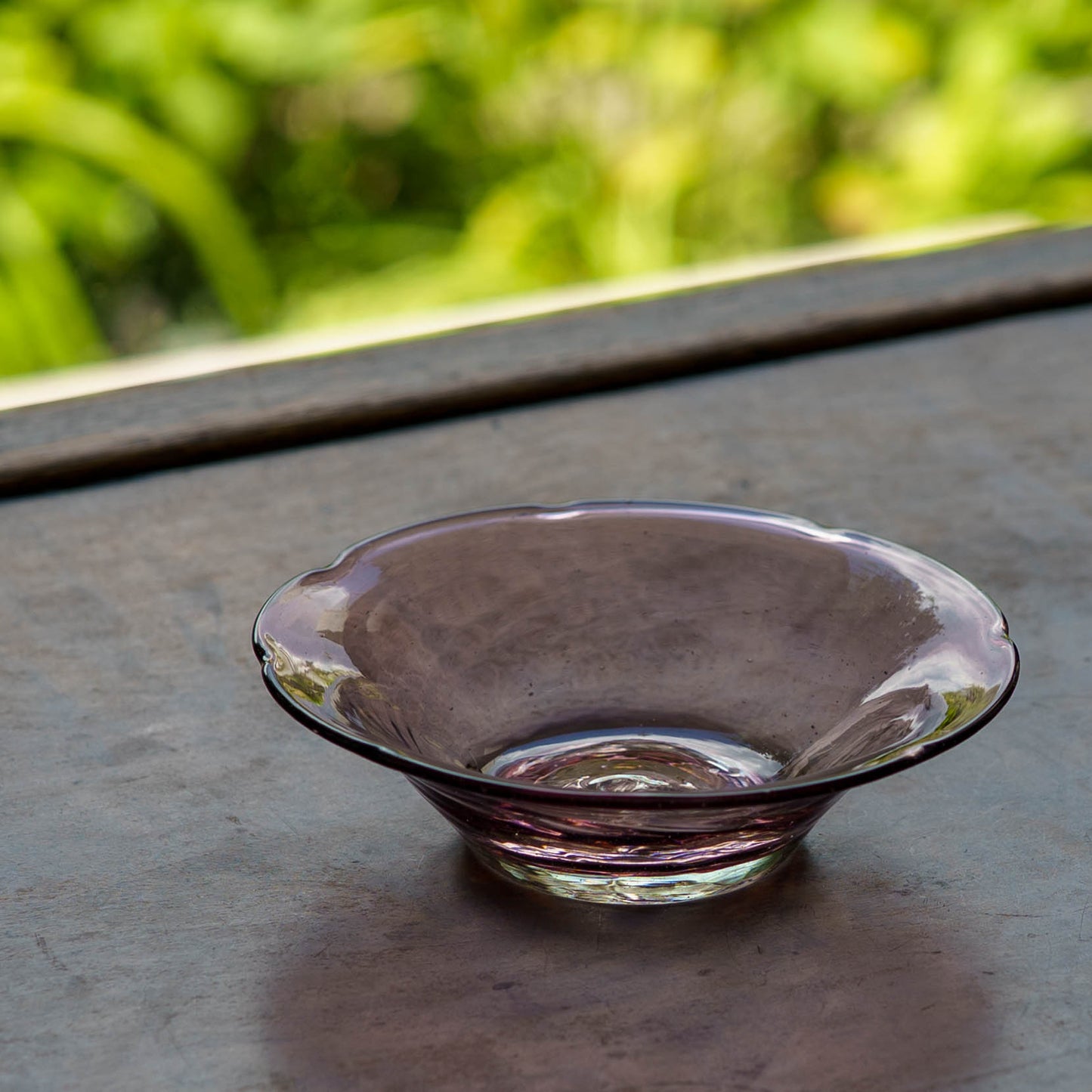 花形小皿　紫｜ニジノハ　平岩愛子