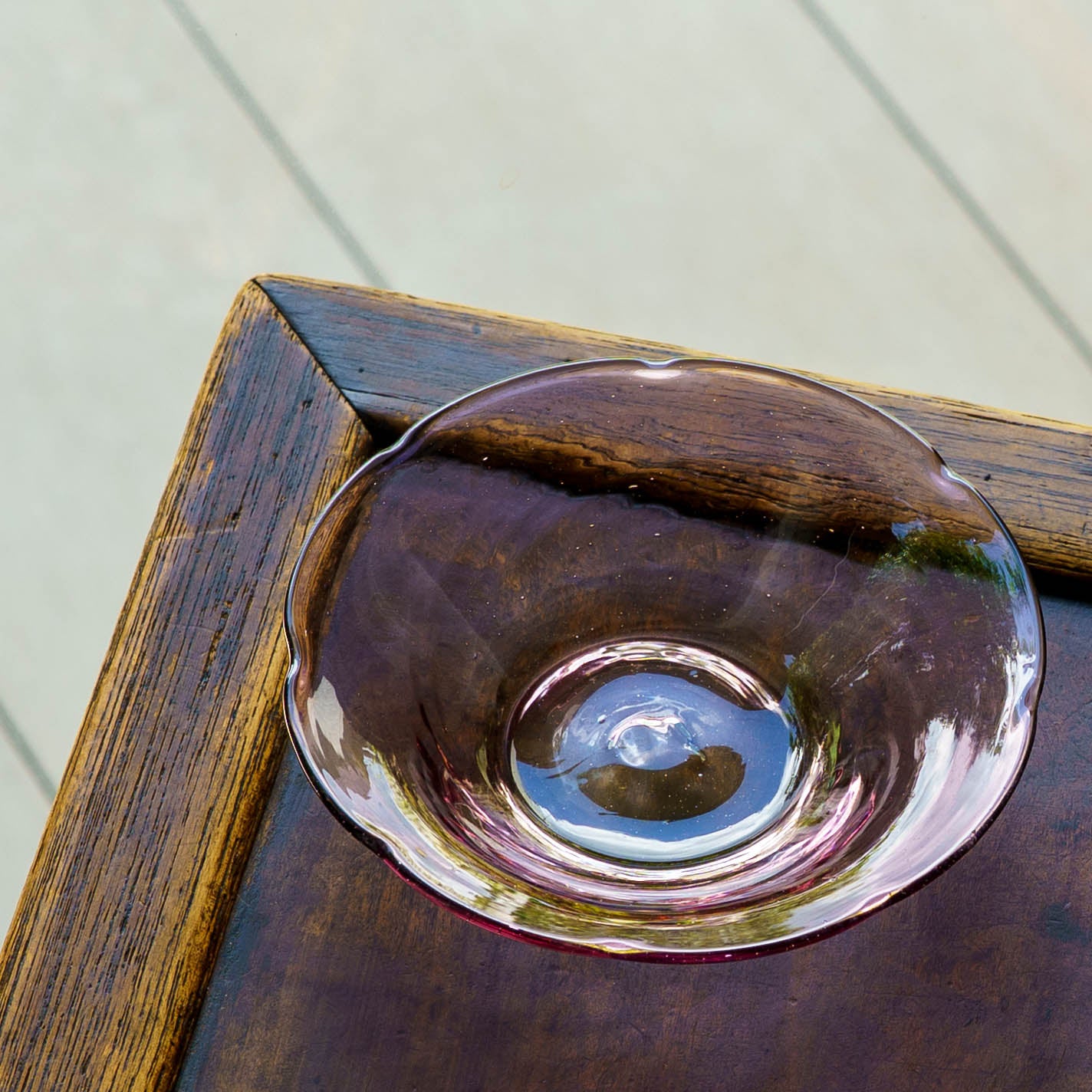 花形小皿　紫｜ニジノハ　平岩愛子