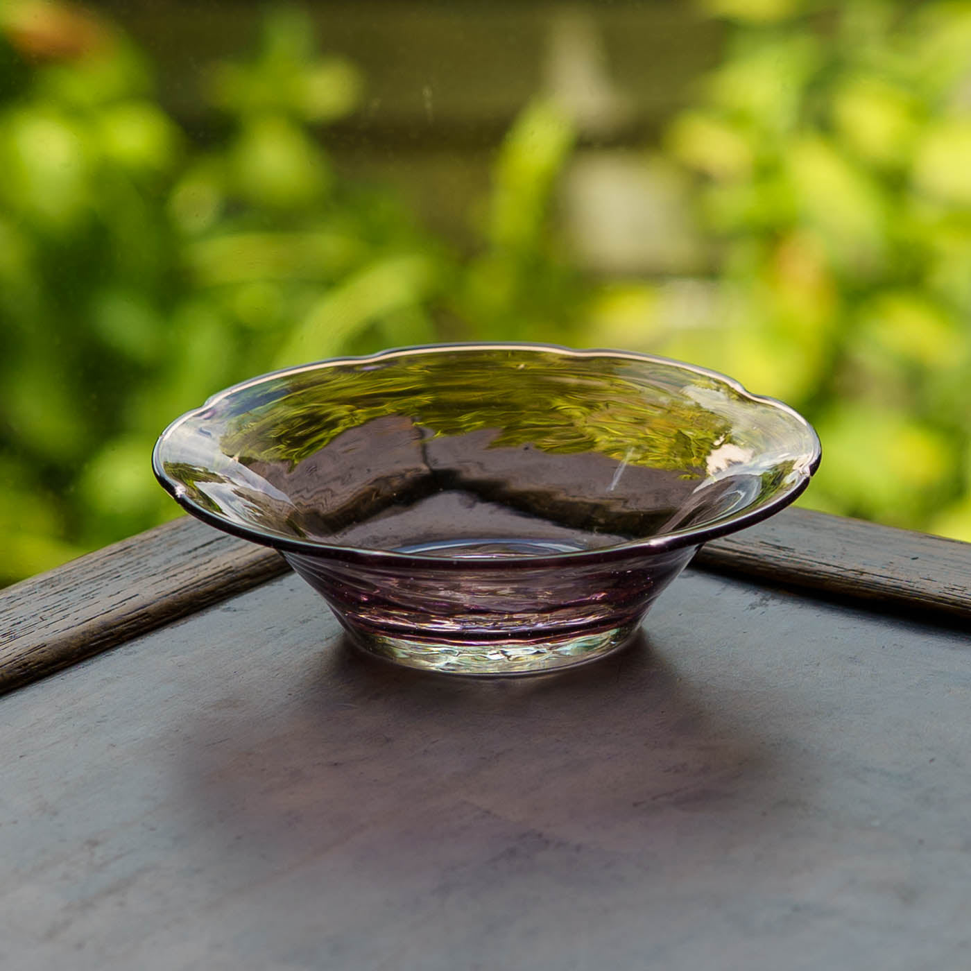 花形小皿　紫｜ニジノハ　平岩愛子