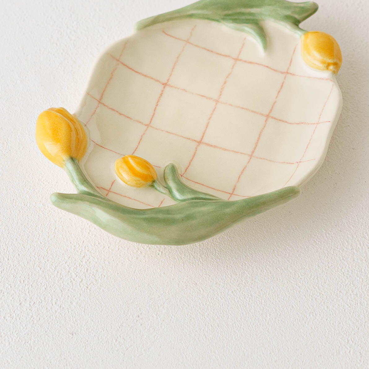 陶芸作家 オオヤサイリ チューリップ小皿｜窯元、作家もののうつわ通販