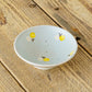 Flat bowl butterfly light blue x white | Harada Haruko