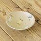 Flat bowl light brown x turquoise blue | Harada Haruko