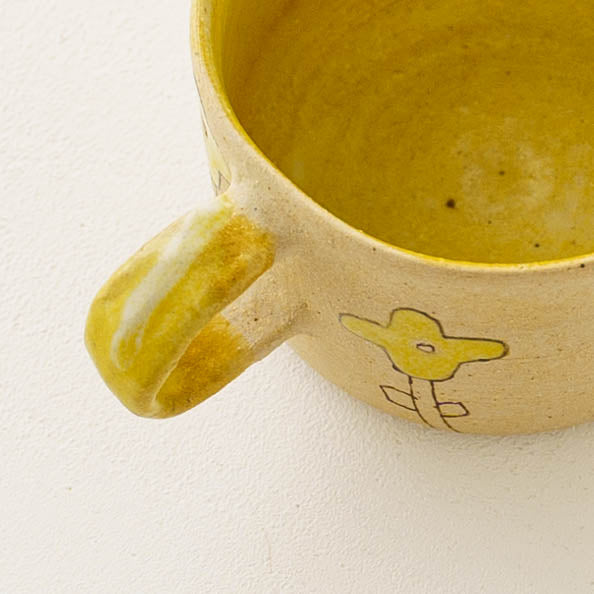 Mug Cup Yellow Flower｜Asako Okamura