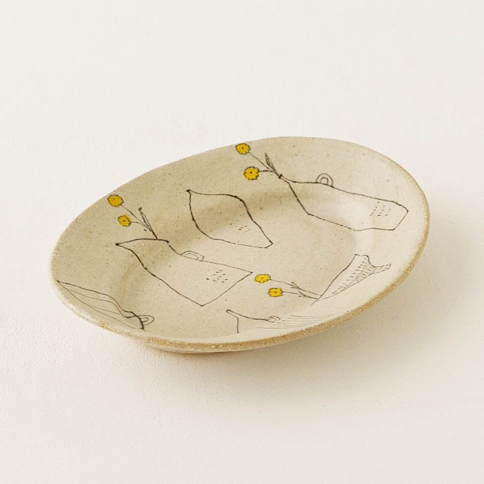 Oval plate S | Asako Okamura