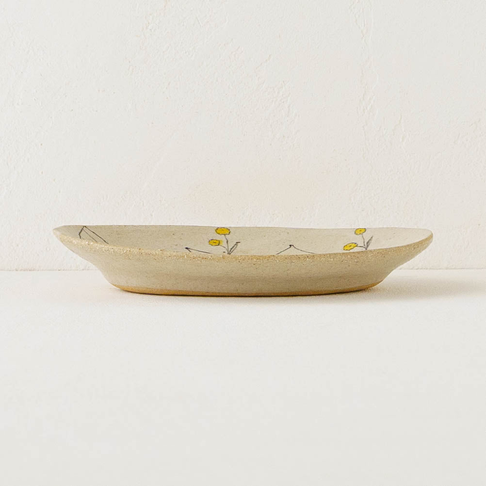 Oval plate S | Asako Okamura