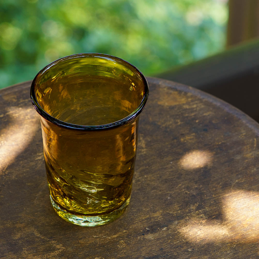 Hitchy glass S brown | Nijinoha