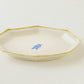 Large octagonal plate, bear design | Toshiyuki Haramura