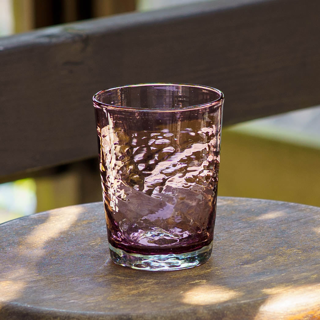 ストレートタンブラー　小　紫｜ニジノハ　平岩愛子