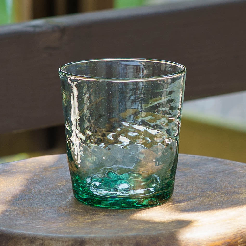 ストレートタンブラー　ワイド　浅葱｜ニジノハ　平岩愛子