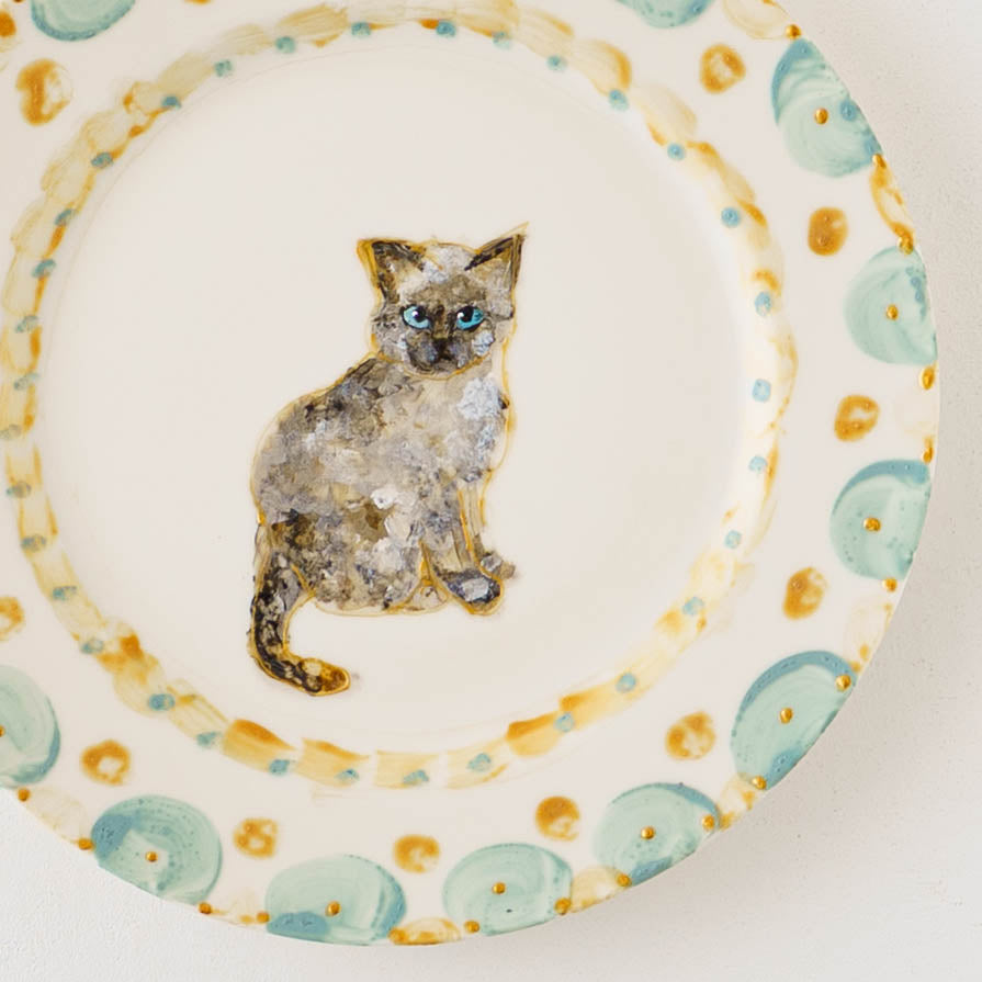 絵付けリム皿　B｜クロミヤアイ