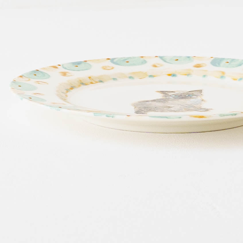 絵付けリム皿　B｜クロミヤアイ