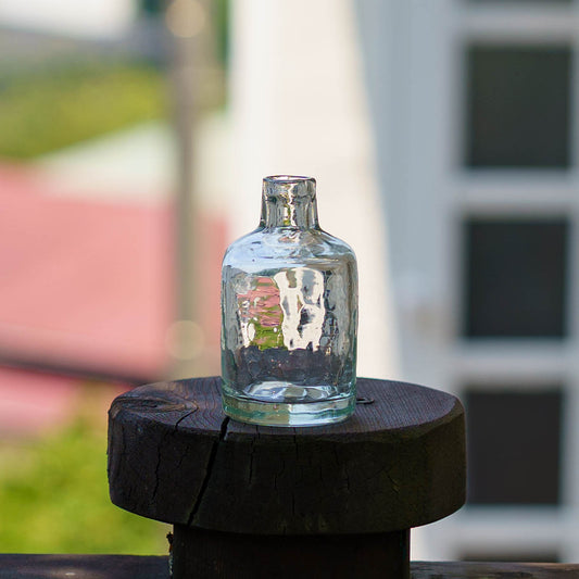 Bottle-shaped vase S white | Nijinoha