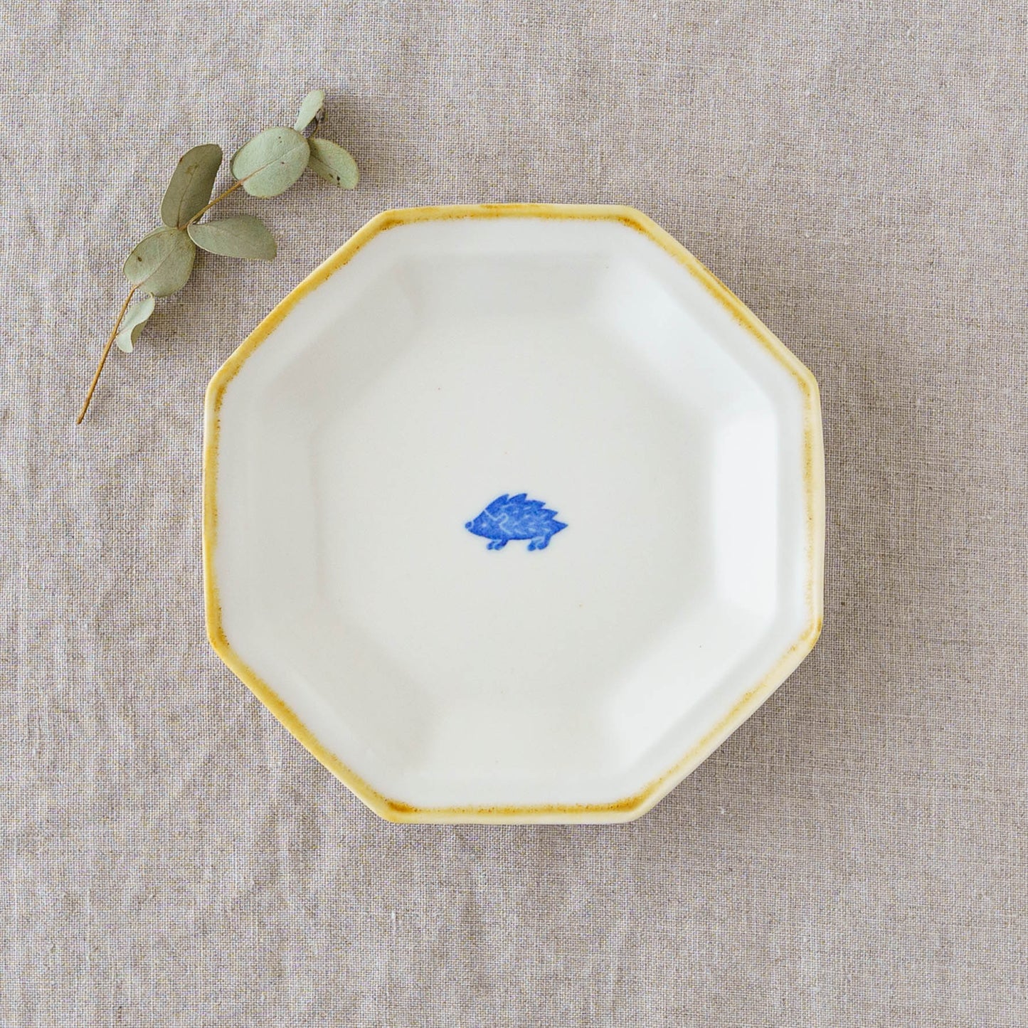 Octagonal plate S bear | Toshiyuki Haramura