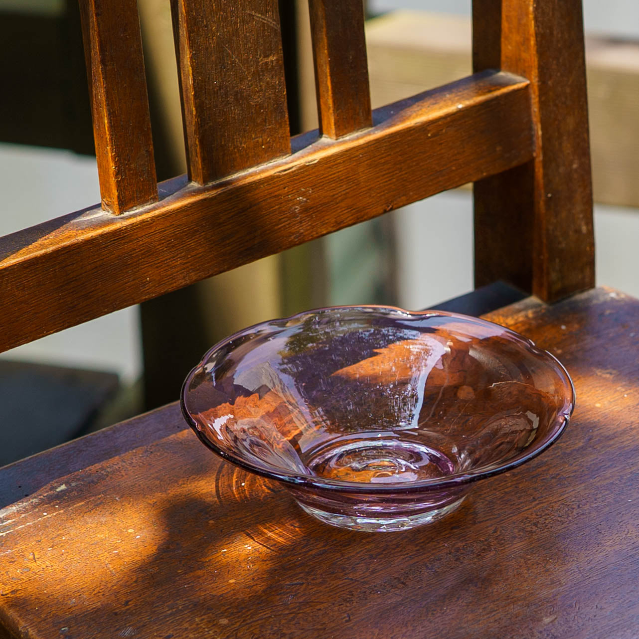 花形小皿　紫｜ニジノハ　平岩愛子