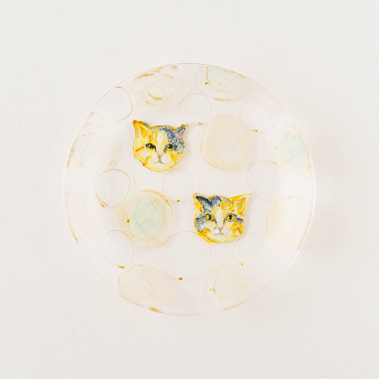 絵付けガラス皿　G｜クロミヤアイ