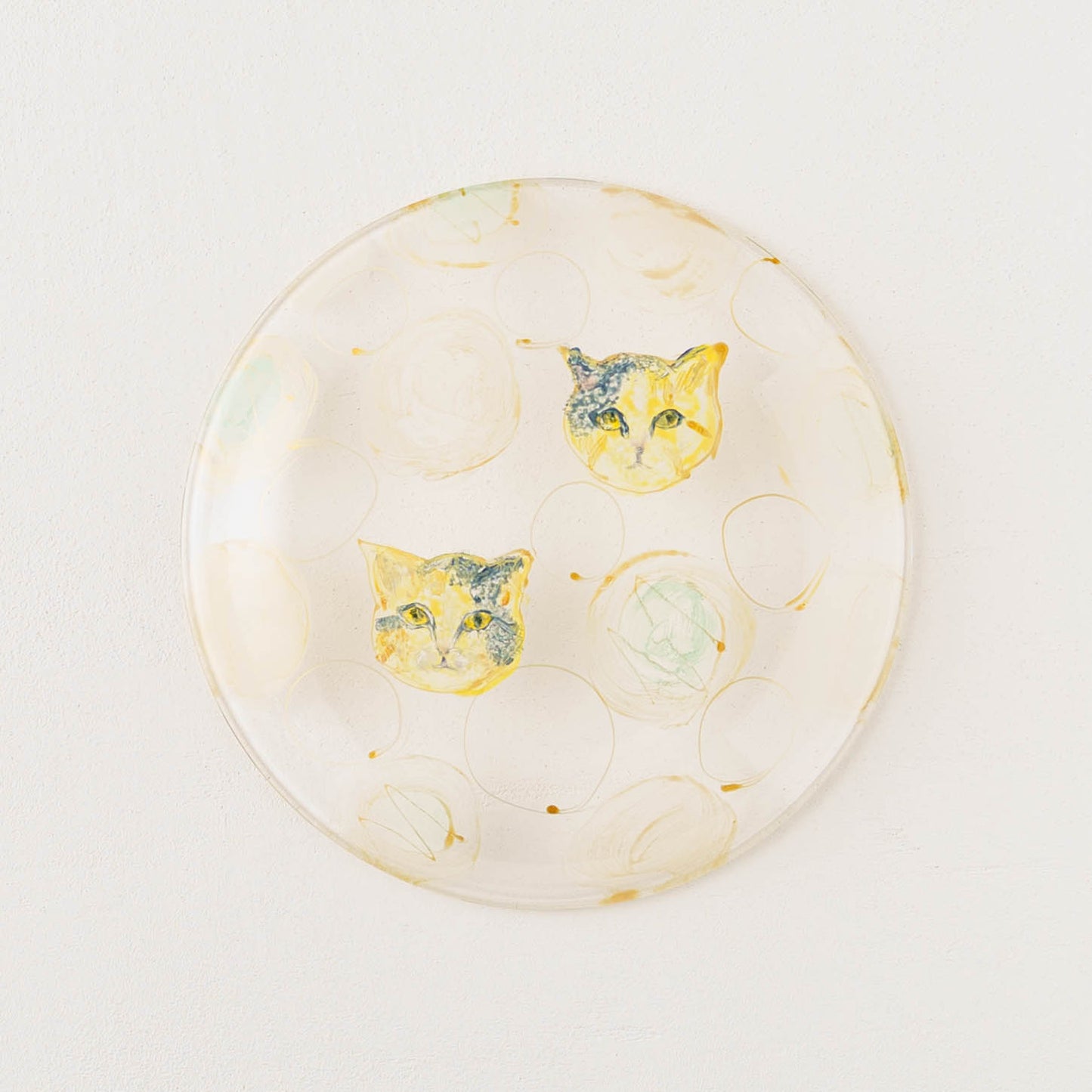 絵付けガラス皿　G｜クロミヤアイ