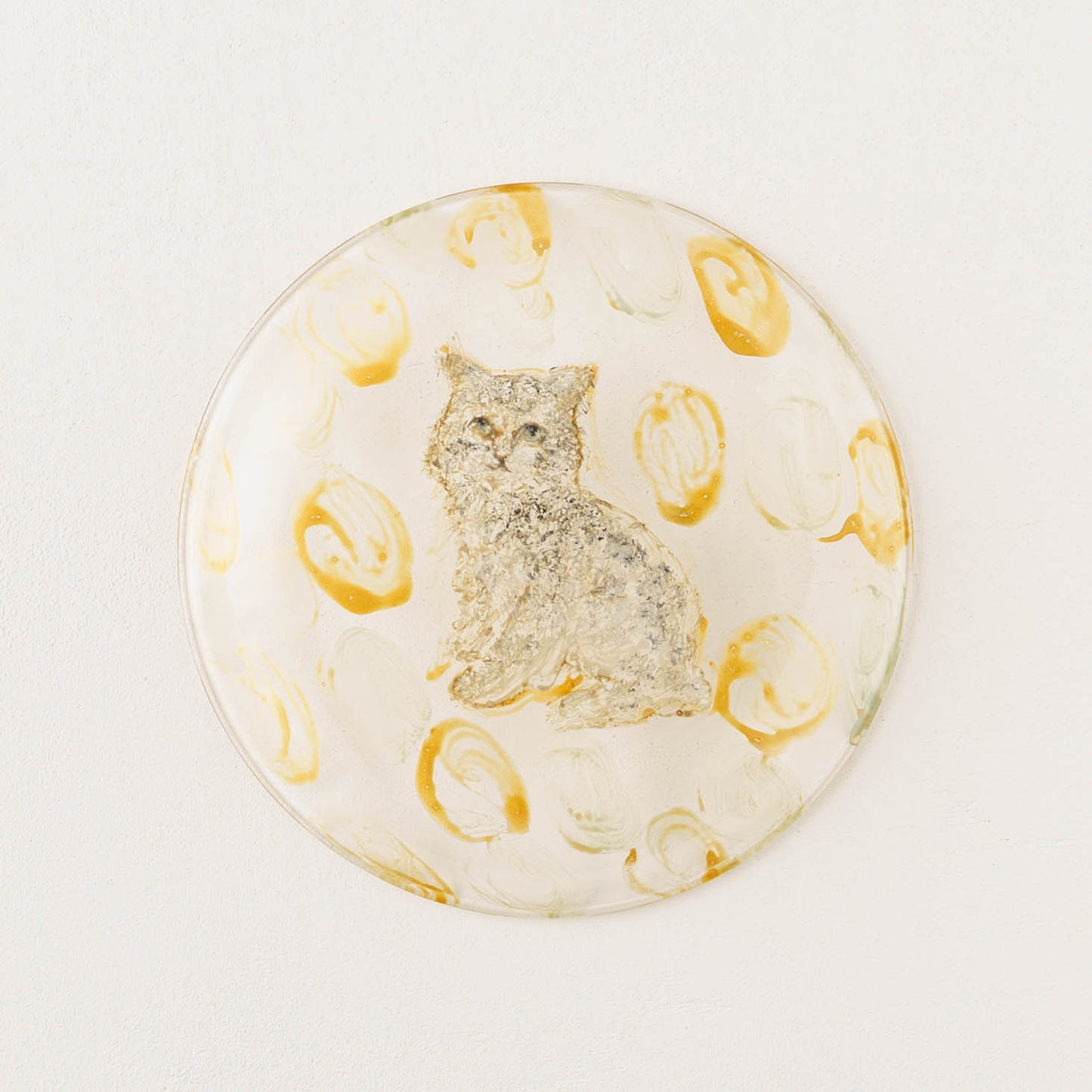 絵付けガラス皿　D｜クロミヤアイ