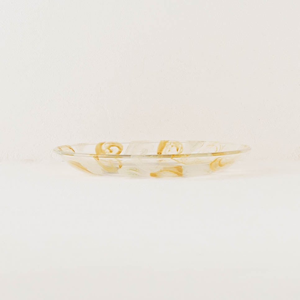 絵付けガラス皿　D｜クロミヤアイ