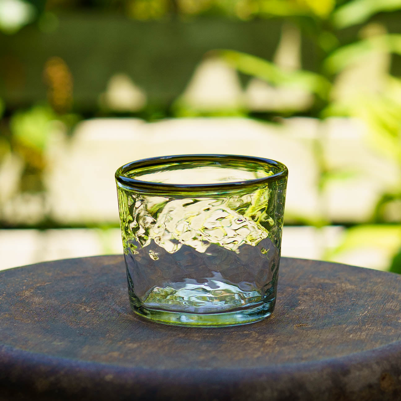 口巻きチマルーグラス　白 x オリーブ｜ニジノハ　平岩愛子