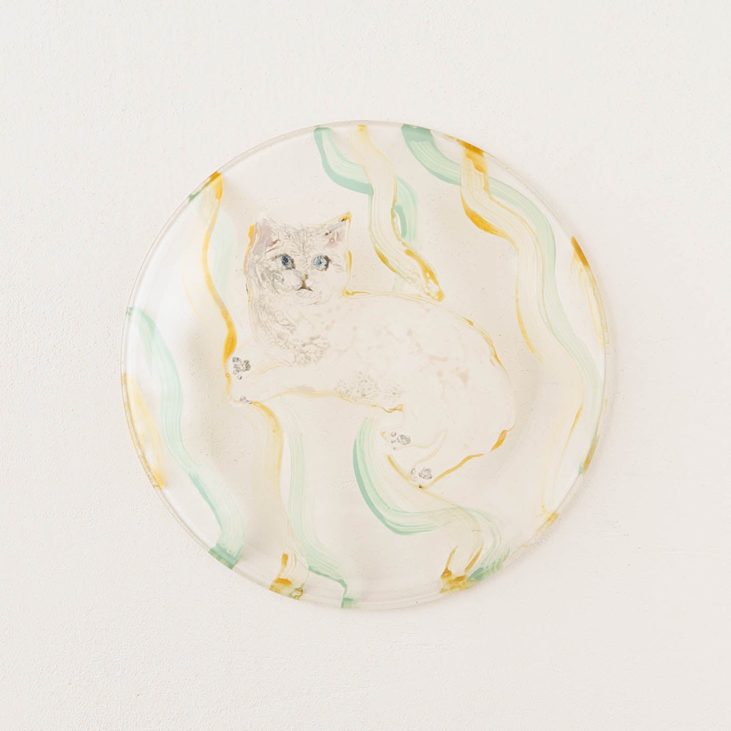 絵付けガラス皿　B｜クロミヤアイ