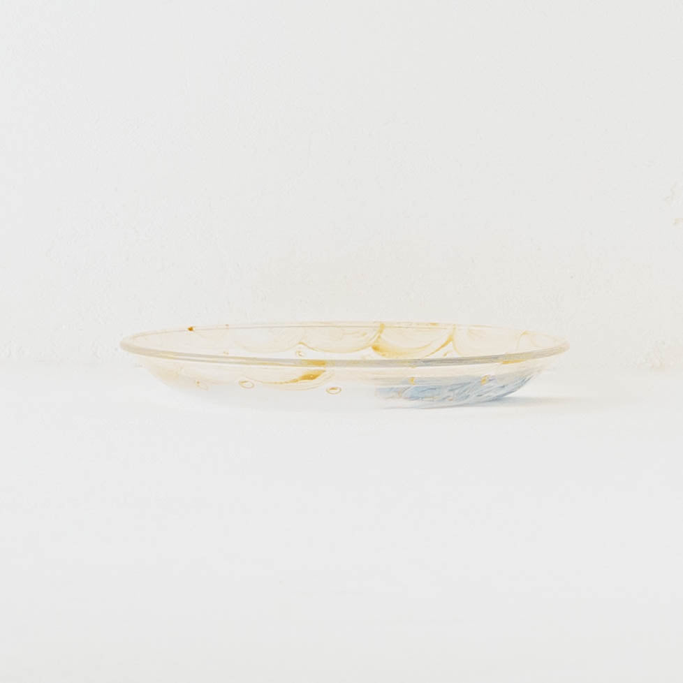 絵付けガラス皿　E｜クロミヤアイ