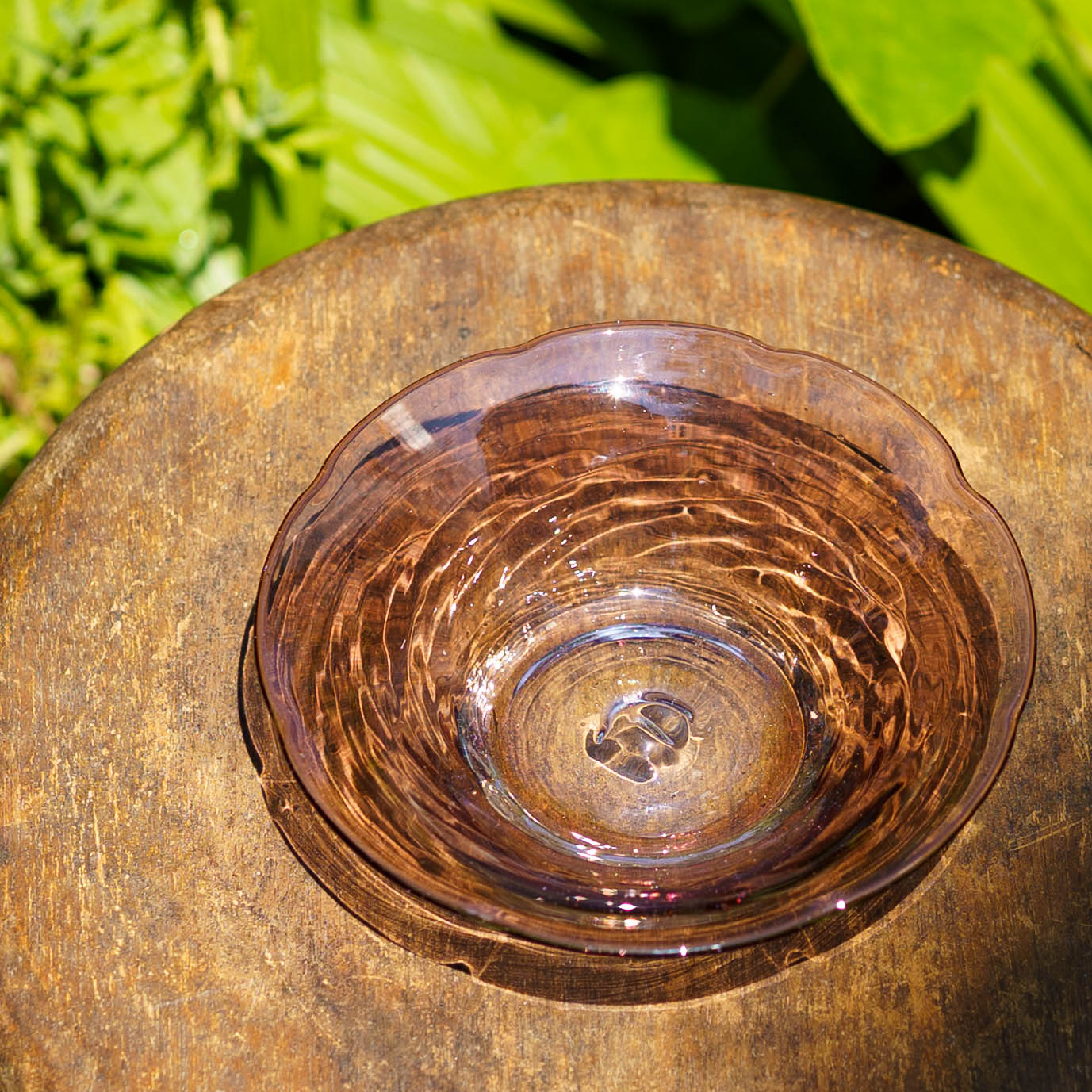 花形小皿　紫｜ニジノハ　平岩愛子