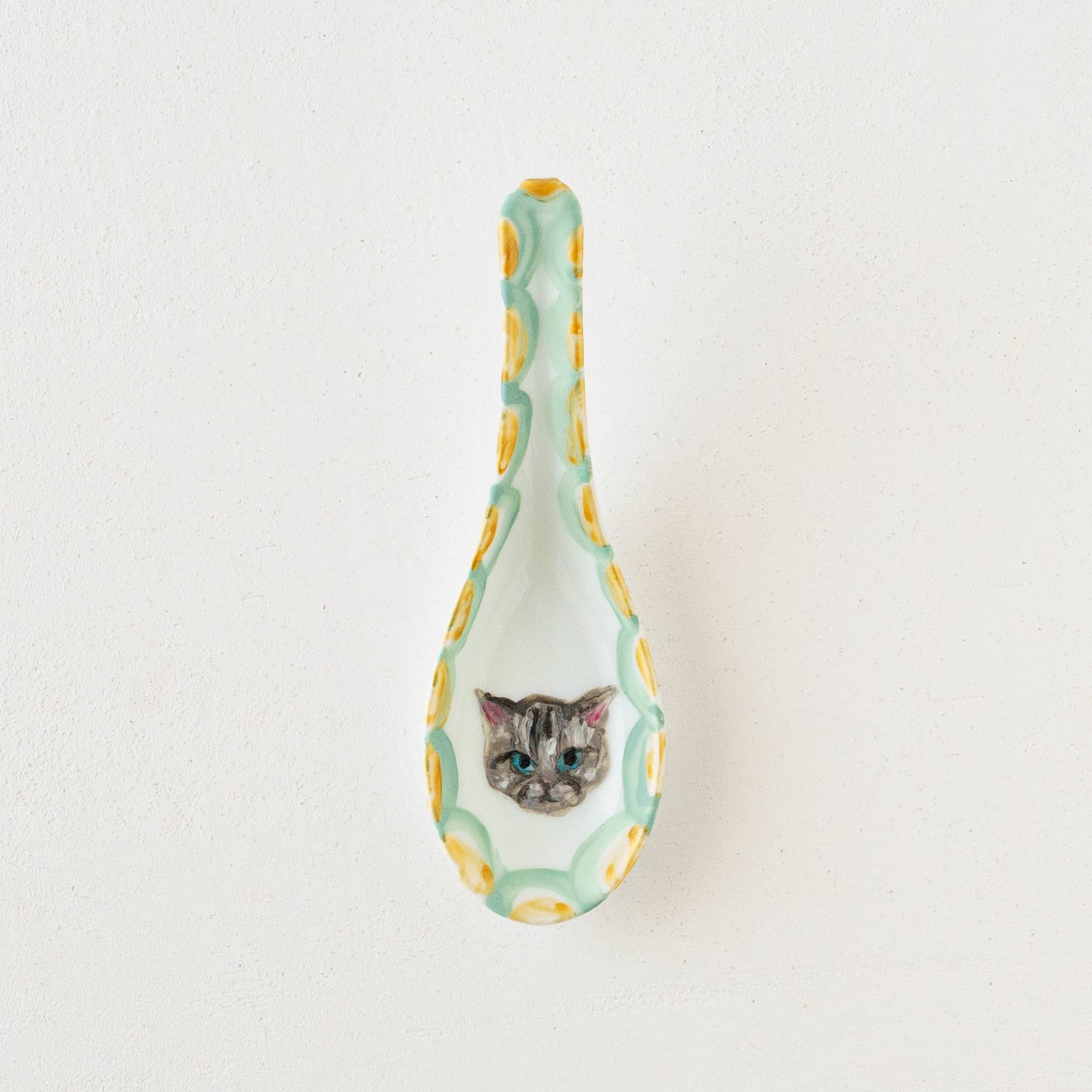 絵付けレンゲ　A｜クロミヤアイ