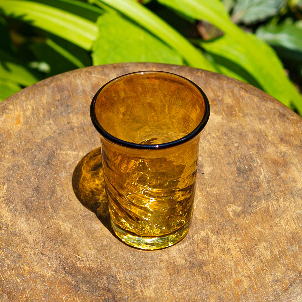 Hitchy glass S brown | Nijinoha