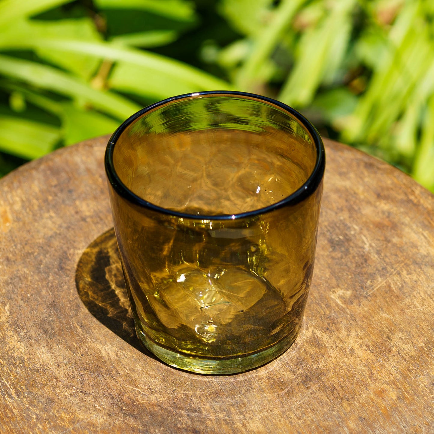 ストレートタンブラー　ワイド　オリーブ｜ニジノハ　平岩愛子